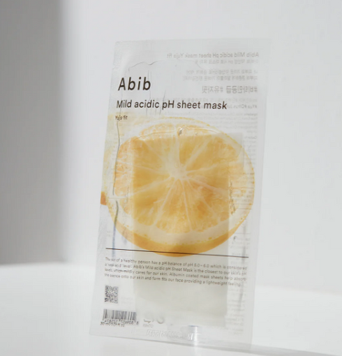 Abib mild acidic ph sheet mask yuja