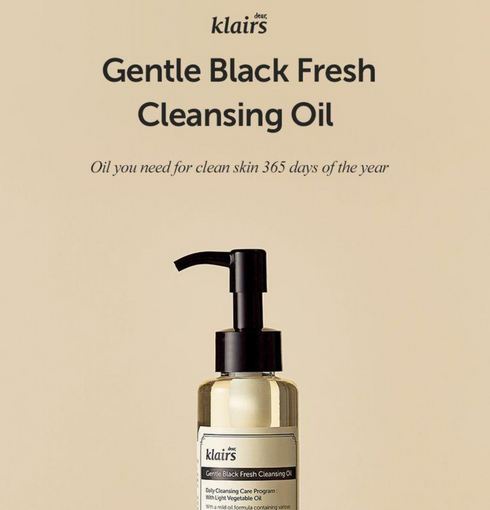 Gentle Black Fresh Cleansing Oil - NIASHA