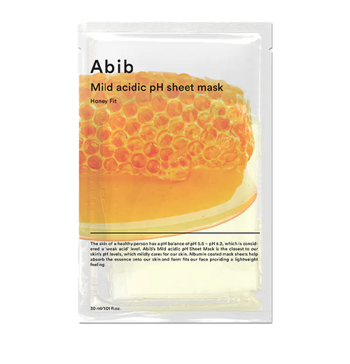 ABIB Mild Acidic pH Sheet Mask Honey Fit NIASHA