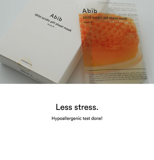 ABIB Mild Acidic pH Sheet Mask Honey Fit NIASHA