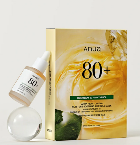 ANUA Heartleaf 80 Moisture Soothing Ampoule Mask | NIASHA Switzerland