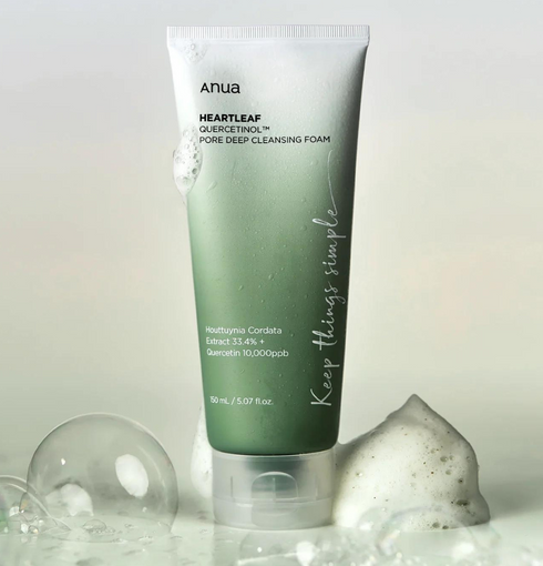 ANUA Heartleaf Quercetinol Pore Deep Cleansing Foam | NIASHA Switzerland