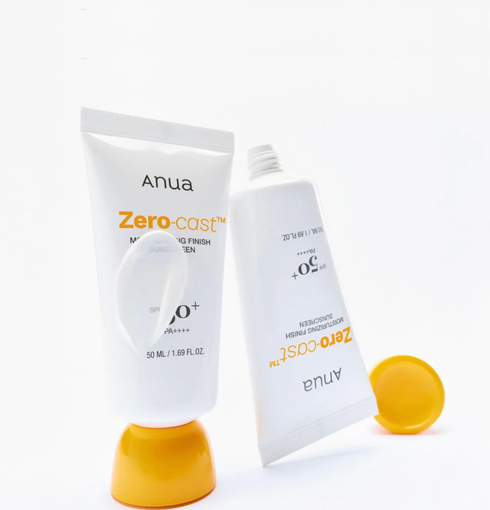 ANUA Zero-Cast Moisturizing Finish Sunscreen SPF50+ PA++++ (50ml) | NIASHA.ch