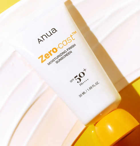 ANUA Zero-Cast Moisturizing Finish Sunscreen SPF50+ PA++++ (50ml) | NIASHA.ch