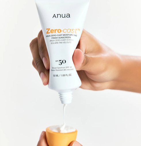ANUA Zero-Cast Moisturizing Finish Sunscreen SPF50+ PA++++ (50ml) | NIASHA.ch