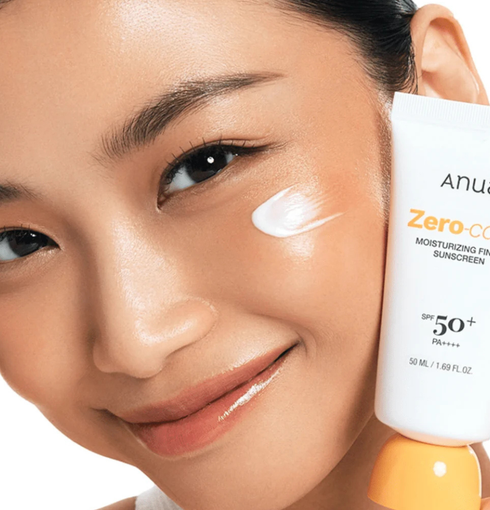 ANUA Zero-Cast Moisturizing Finish Sunscreen SPF50+ PA++++ (50ml) | NIASHA.ch