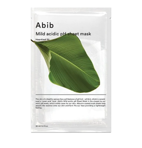 Abib mild acid ph sheet mask