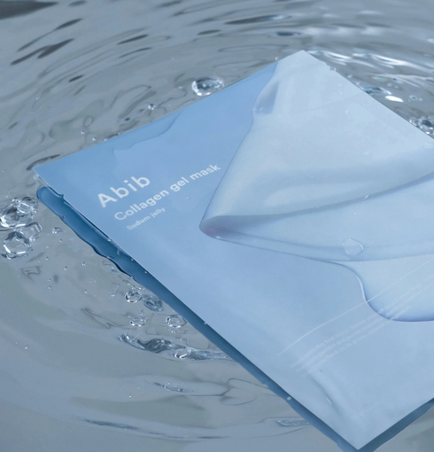 ABIB Collagen Gel Mask Sedum Jelly - sachet du masque gel dans l'eau avec rides et bulles