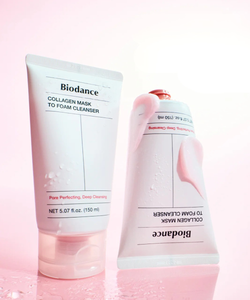 Collagen Mask to Foam Cleanser