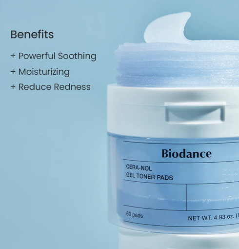 Biodance Bio-Hydro Cera-nol Gel Toner Pads (60 pcs) | NIASHA.ch