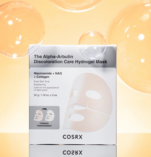 COSRX The Alpha-Arbutin Discoloration Care Hydrogel Mask | NIASHA.ch