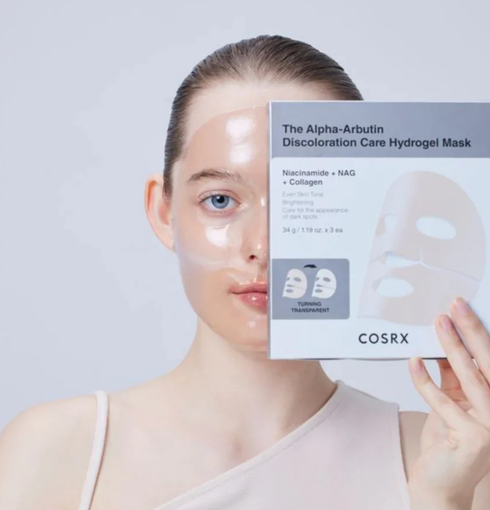 COSRX The Alpha-Arbutin Discoloration Care Hydrogel Mask | NIASHA.ch