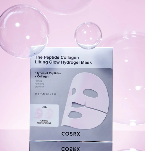 COSRX The Peptide Collagen Lifting Glow Hydrogel Mask | NIASHA.ch