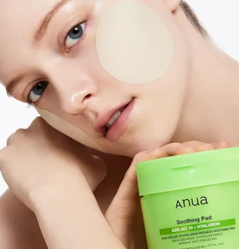 ANUA Azelaic 10 Hyaluron Redness Soothing Pad | NIASHA Switzerland