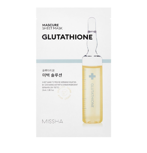 MISSHA Mascure Whitening Glutathione Sheet Mask | Niasha Switzerland