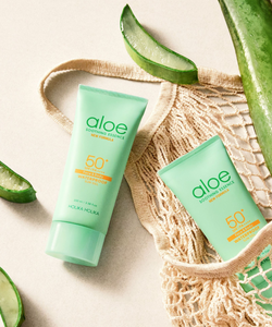 Aloe Soothing Essence Waterproof Sun Gel [face & body] SPF 50+/ PA ++++