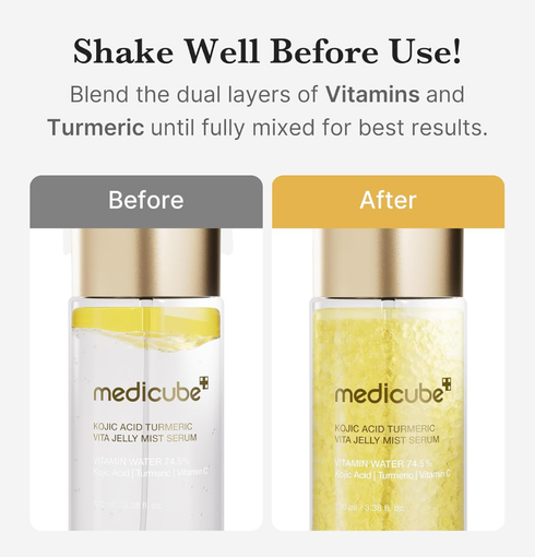MEDICUBE Kojic Acid Termeric Vita Jelly Mist Serum 100 ml | NIASHA.ch
