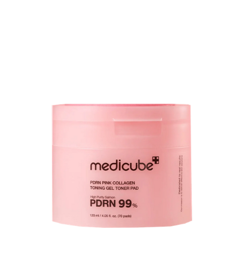 MEDICUBE PDRN Pink Collagen Toning Gel Toner Pad ( 120 ml) | NIASHA.ch