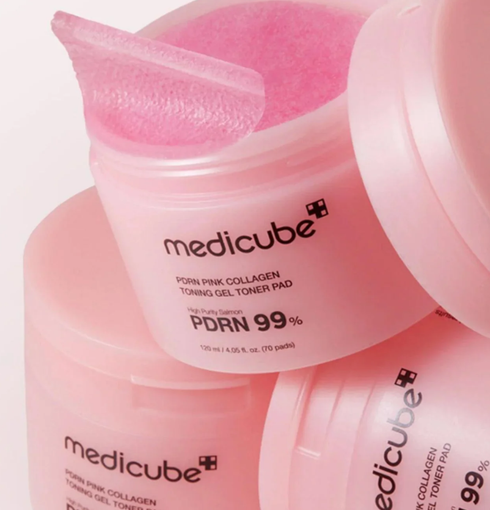 MEDICUBE PDRN Pink Collagen Toning Gel Toner Pad ( 120 ml) | NIASHA.ch