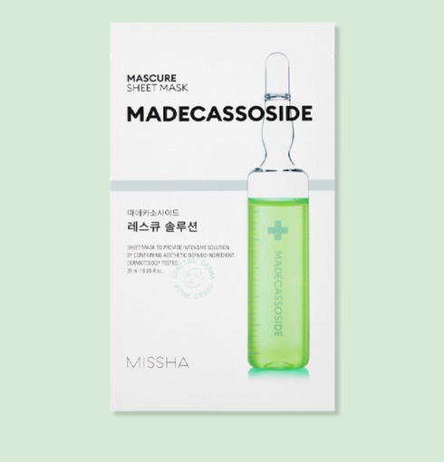 MISSHA Mascure Rescue Madecassoside Sheet Mask  | Niasha Switzerland