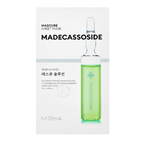 MISSHA Mascure Rescue Madecassoside Sheet Mask  | Niasha Switzerland