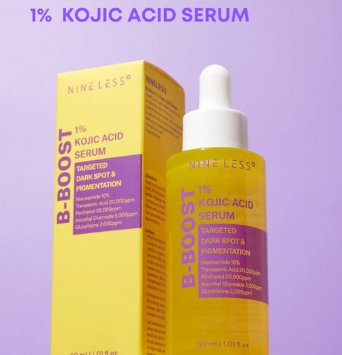 NINELESS B-Boost 1% Kojic Acid Serum | NIASHA Switzerland