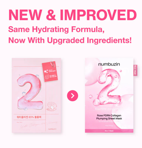NUMBUZIN No.2 Rose PDRN Collagen Plumping Sheet Mask | NIASHA.ch