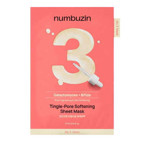 NUMBUZIN No. 3 Tingle-Pore Softening Sheet Mask 27 ml | NIASHA.ch