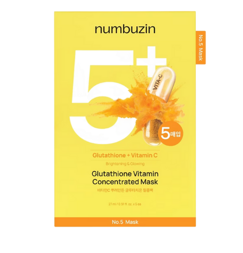NUMBUZIN No. 5 Vitamin Spotlight Sheet Mask Set 27 ml | NIASHA.ch