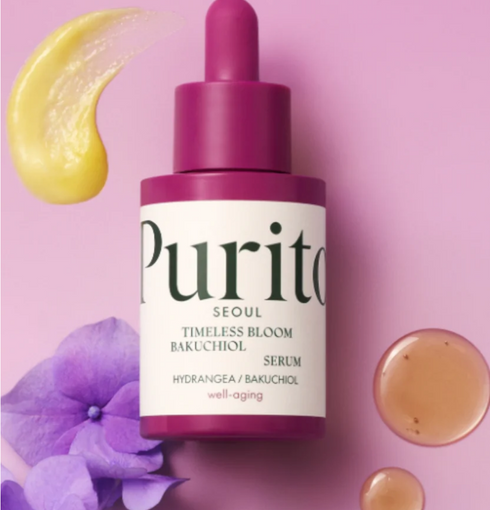 PURITO Timeless Bloom Bakuchiol Serum NIASHA Switzerland