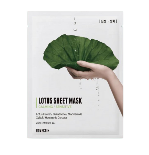 ROVECTIN Clean Lotus Water Calming Sheet Mask Niasha