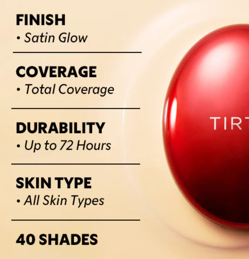 TIRTIR Mask Fit Red Cushion SPF40 PA++ (18 g) | NIASHA.ch