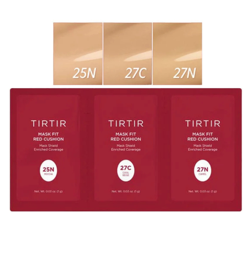 [TIRTIR] Mask Fit Red Cushion Trial Kit - MEDIUM (25N/27C/27N)
