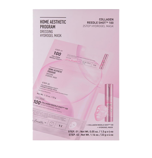 VT COSMETICS Collagen Reedle Shot 100 2Step Hydrogel Mask NIASHA