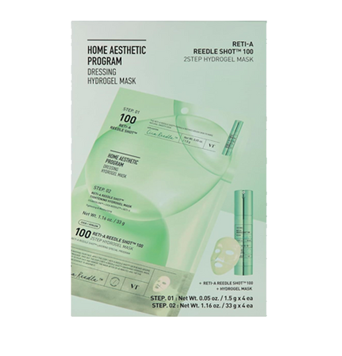 VT COSMETICS Reti-A Reedle Shot 100 2Step Hydrogel Mask NIASHA