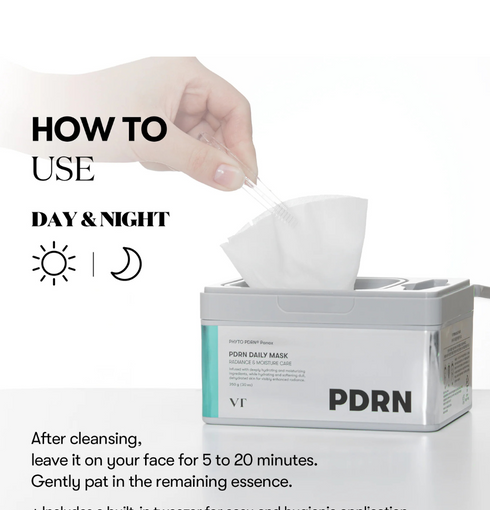 VT COSMETICS VT PDRN Daily Mask Sheet | NIASHA Switzerland