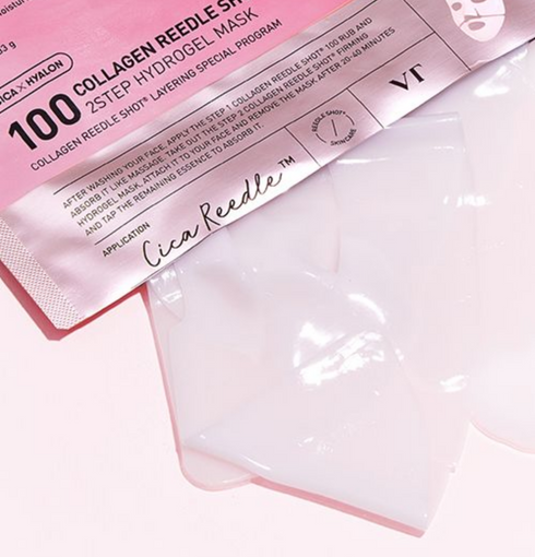 VT COSMETICS Collagen Reedle Shot 100 2Step Hydrogel Mask NIASHA