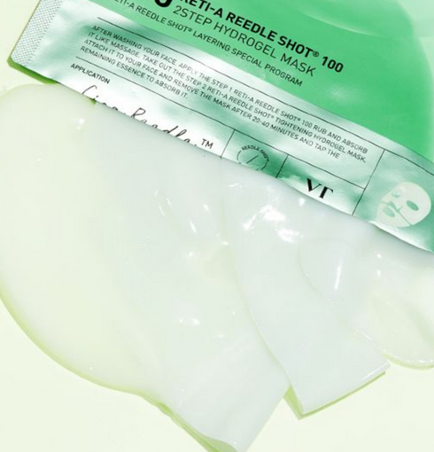 VT COSMETICS Reti-A Reedle Shot 100 2Step Hydrogel Mask NIASHA