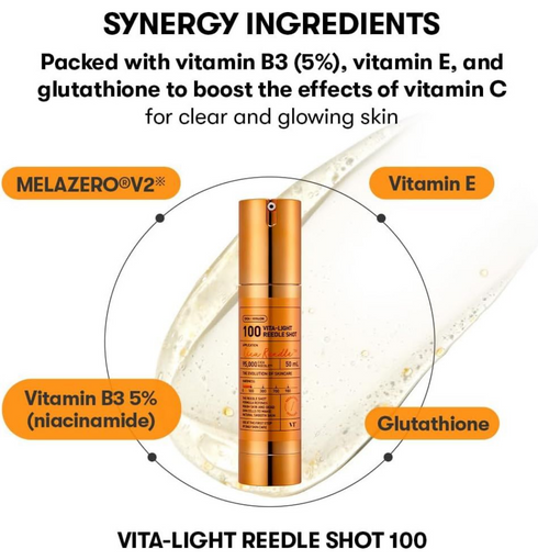 VT COSMETICS Vita-Light Reedle Shot 100 NIASHA