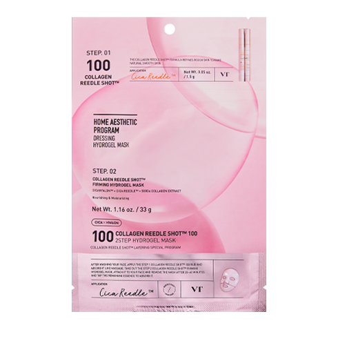 VT Cosmetics Collagen Reedle Shot 100 2-Step Hydrogel Mask | NIASHA.ch