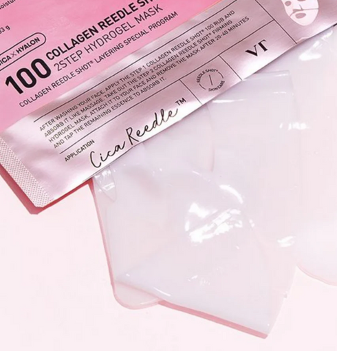 VT Cosmetics Collagen Reedle Shot 100 2-Step Hydrogel Mask | NIASHA.ch