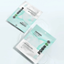 VT COSMETICS PDRN Hydrogel Mask - deux sachets de masque hydrogel PDRN 33 g sur fond clair