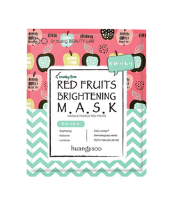 Aufhellende Blattmaske mit roten Früchten