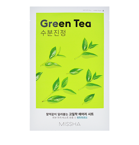 Airy Fit Sheet Mask - Green Tea - NIASHA