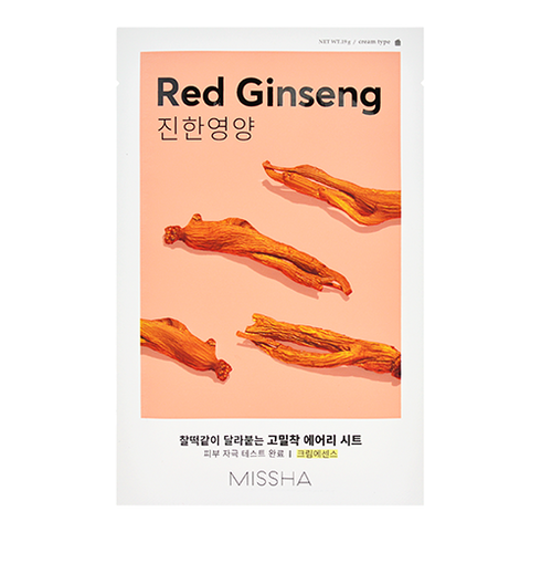 Airy Fit Sheet Mask - Red Ginseng - NIASHA