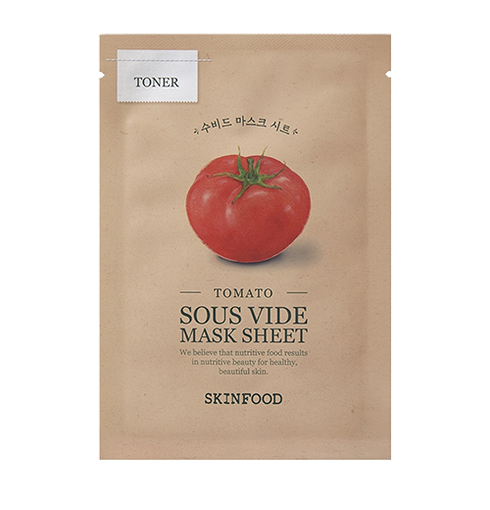 Tomaten-Sous-Vide-Maskenblatt